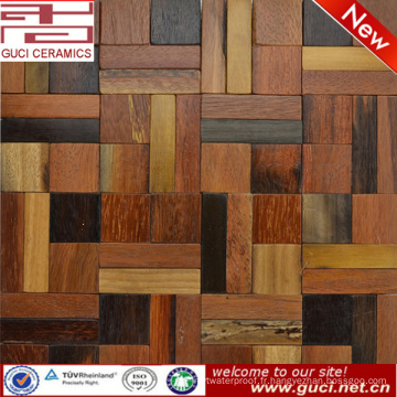 produit de design chaud mélangé carré Décoration de carreaux de bois massif